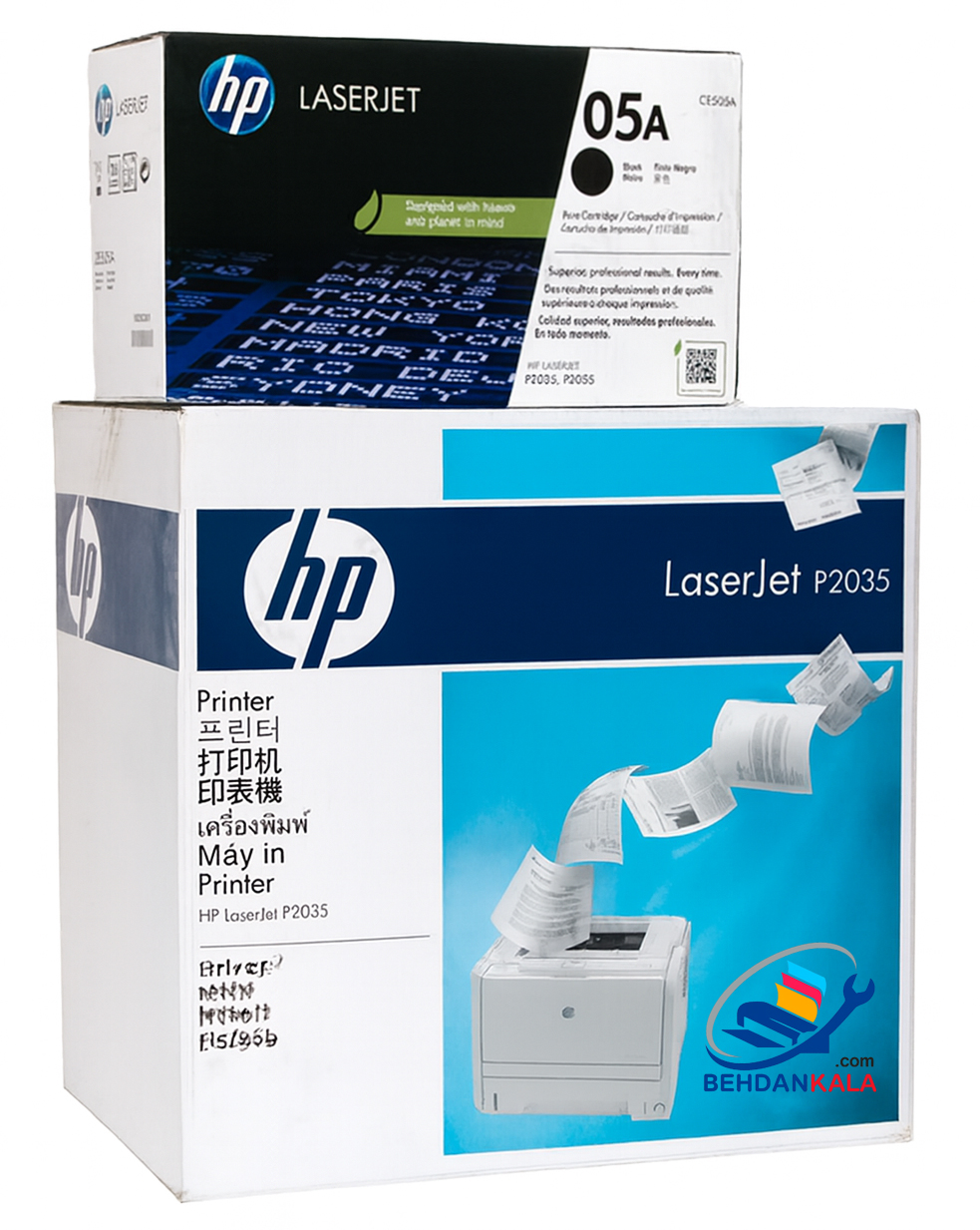 پرینتر لیزری اچ پی مدل LaserJet Enterprise p2035